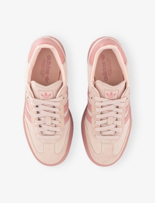 Adidas Originals Womens Wonder Quartz Wonder Mau Sambae Suede Trainers Eur 42/ 9 Uk In Pink