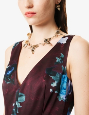 ERDEM: Erdem Multi-Flower Necklace