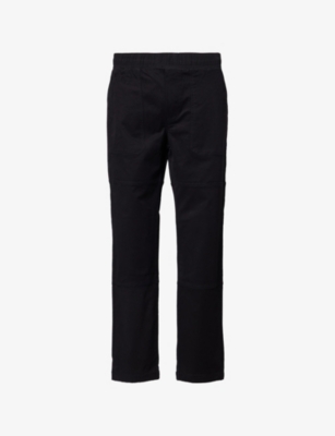 ARNE: Straight-Leg Worker Cotton-Blend Trousers