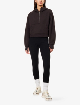 Lululemon Womens Sequoia Scuba Cotton-blend Hoody In Green