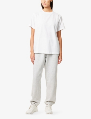Lululemon Womens Heath Core Ult Ligh Grey Scuba Oversized Cotton-blend Jogging Bottoms Xs In Gray
