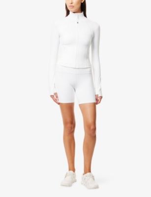 Lululemon Womens White Align High-rise Gym Shorts In White