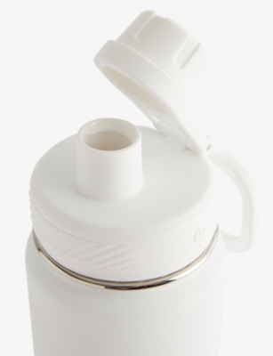 Lululemon Womens White Back To Life Steel Sport Bottle 24oz In White