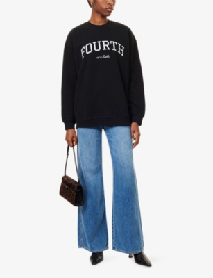 4TH & RECKLESS: Fourth Logo-Embroidered Cotton-Jersey Sweatshirt