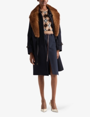 PRADA: Crewneck Jacquard-Knit Cashmere Jumper