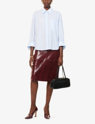 TWP: Boyfriend Long-Sleeves Cotton-Poplin Shirt