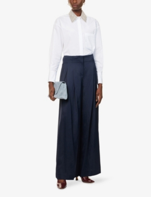 TWP: Drew Pleated Woven Trousers