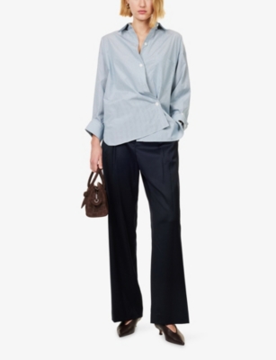 TWP: New Earl Striped Cotton-Poplin Shirt