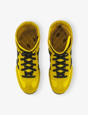 ADIDAS: Japan H Textile and Suede High-Top Trainers