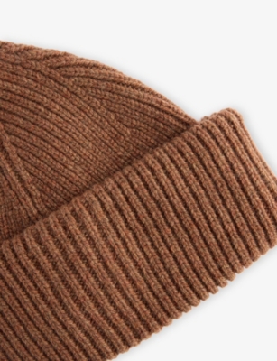 Cloimh Womens Hazeulnut Chunky Soft Wool Beanie Hat