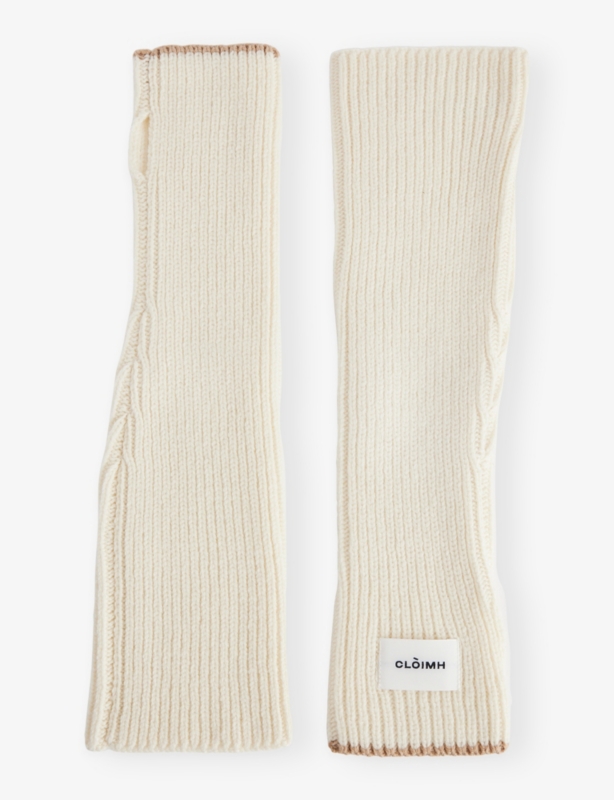 Fingerless Soft Wool Gloves