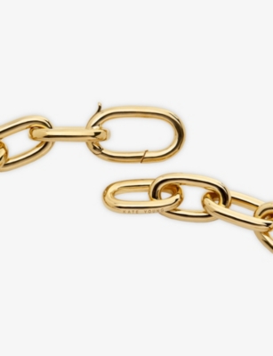 MONICA VINADER: Monica Vinader x Kate Young Bold 18ct Yellow Gold Vermeil Link Bracelet