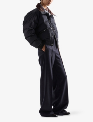 PRADA: Compact Padded Shell-Down And Cotton Jacket