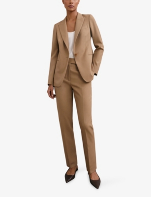 REISS: Jade Single-Breasted Stretch-Woven Blazer