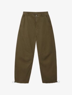 The White Company: Barrel-Leg Lyocell and Cotton Trousers