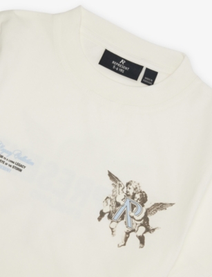 REPRESENT: Legacy Cherubs Crewneck Cotton-Jersey T-Shirt 1-6 years