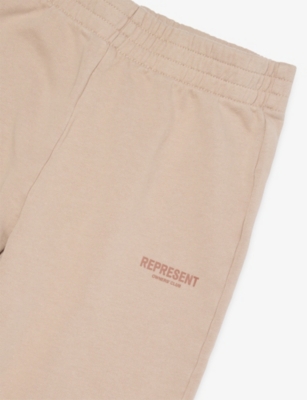 Represent Dusty Mauve Owners' Club Cotton-jersey Jogging Bottoms 1-6 In Neutral