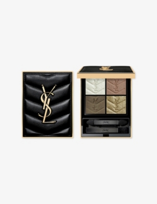 Saint Laurent Unexplored Garden Couture Mini Clutch Eyeshadow Palette 4g In Green