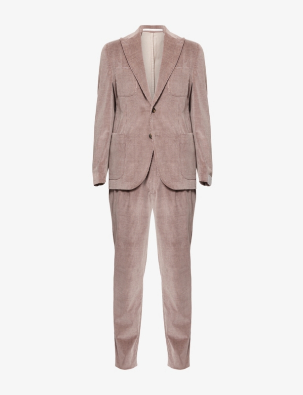 Notched-Lapel Straight-Leg Wool Suit
