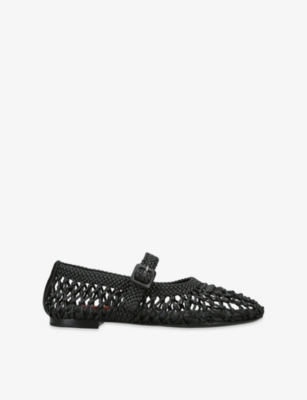 Simon Miller Leather Ballet Flats In Black
