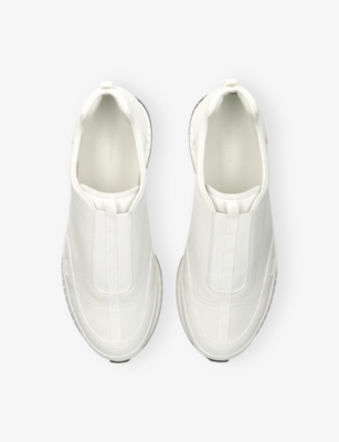 John Lobb Leather Stream Elastic Sneakers In Multi
