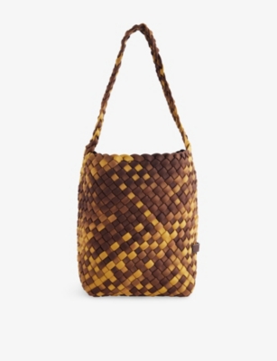 NAGHEDI: Nomad Hobo Small Woven Bag