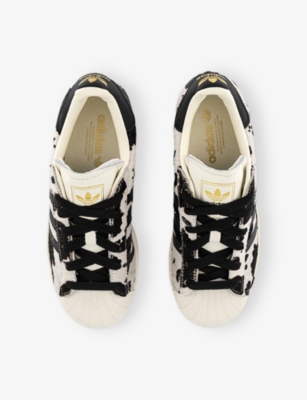 ADIDAS: Superstar II Woven Trainers