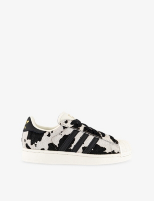 ADIDAS: Superstar II Woven Trainers