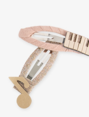 Mimi & Lula Ti Music Hair Clips Set Of Four In Multi