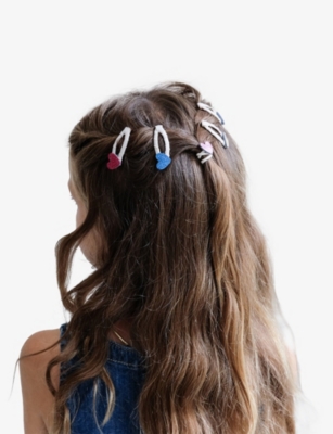 MIMI & LULA: Jazzy Heart Set of Five Hair Clips