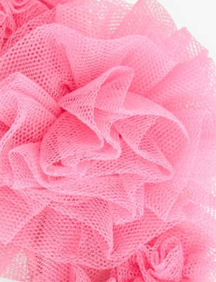 Mimi & Lula Pink Flower Tulle Headdress In Pink
