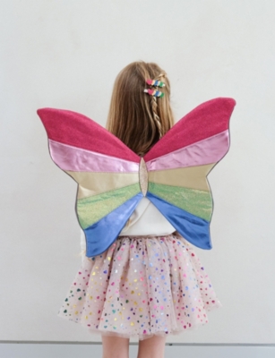 MIMI & LULA: Rainbow Intergalactic Metallic-Woven Butterfly Wings