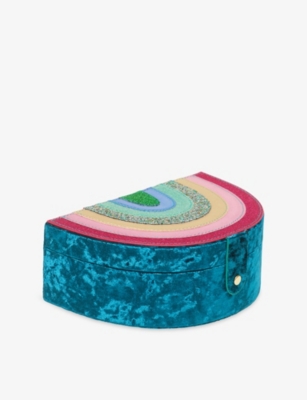 MIMI & LULA: Radiant Rainbow Velvet Jewellery Box