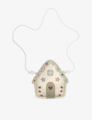 Mimi & Lula Kids' Gold Gingerbread House Bag