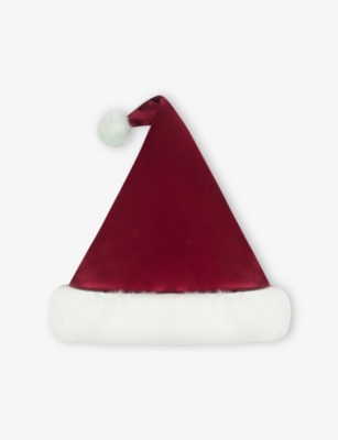 Mimi & Lula Kids' Red Velvet Santa Hat