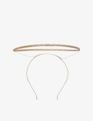 Mimi & Lula Kids' Shimmer Angel Halo Headband In Gold