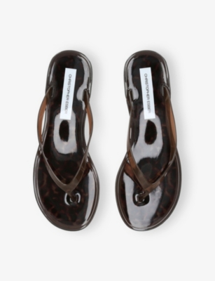 Christopher Esber Jo Flip Flops In Brown