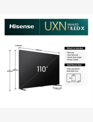 HISENSE: Mini LED 4K Smart TV 110 inch