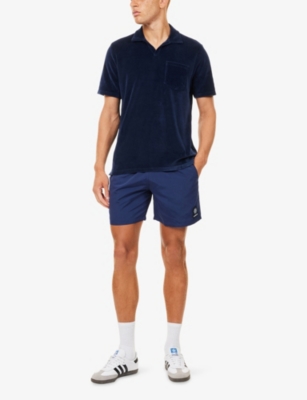 SANDBANKS: Towelling Regular-Fit Cotton Polo Shirt