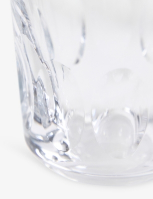 Wedgwood Signet Crystal Tumbler Glasses Set Of Two In Transparent