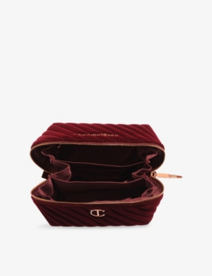 CHARLOTTE TILBURY: Medium Velvet Make-Up Organiser Travel Bag