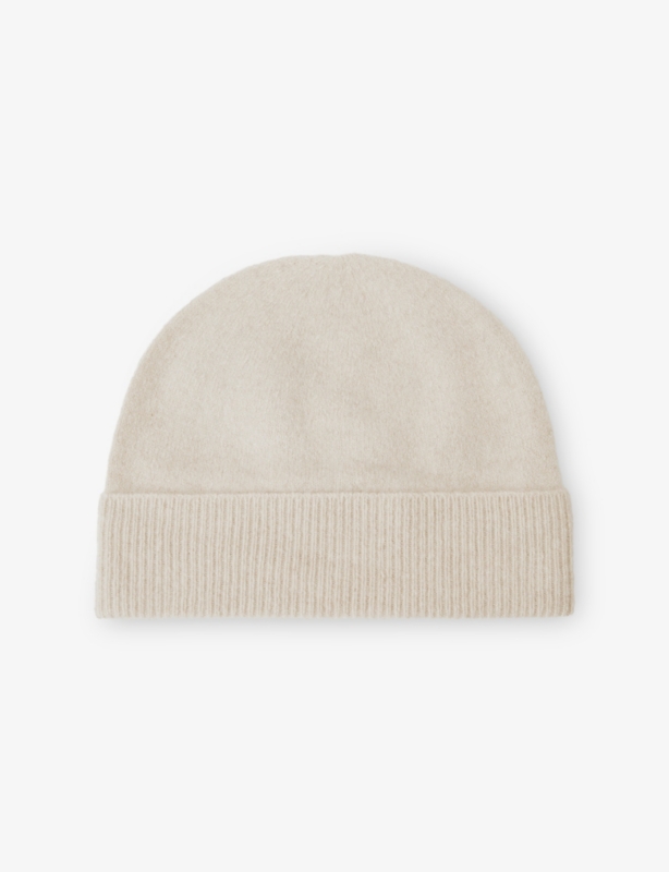 Brushed Stretch Cashmere-Blend Hat