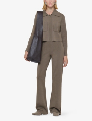 JOSEPH: Milano Mid-Rise Stretch-Knit Trousers