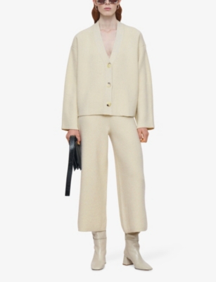 JOSEPH: V-Neck Relaxed-Fit Merino-Wool Cardigan