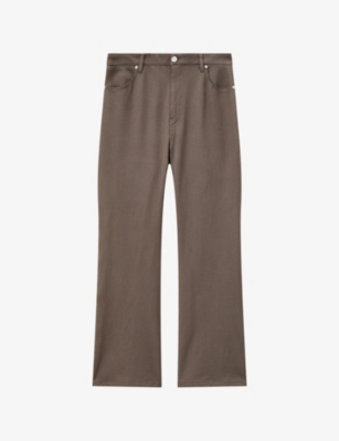 JOSEPH: Tafira Flared-Leg Stretch-Garbadine Trousers