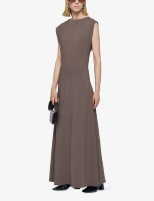 JOSEPH: Neva Comfort Cady Stretch-Woven Maxi Dress