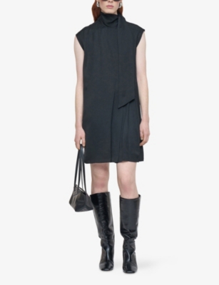 JOSEPH: Sandy Light Crepe Mini Dress