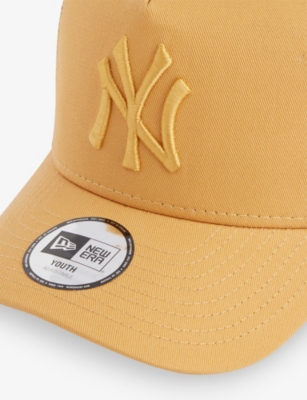 New Era Med Beige Kids' Youth New York Yankees Cotton Cap In Yellow