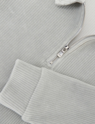 REISS: Bert Half-Zip Corduroy Polo Shirt 3-9 Years