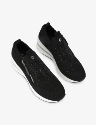 CARVELA: High-Sole Fabric Trainers